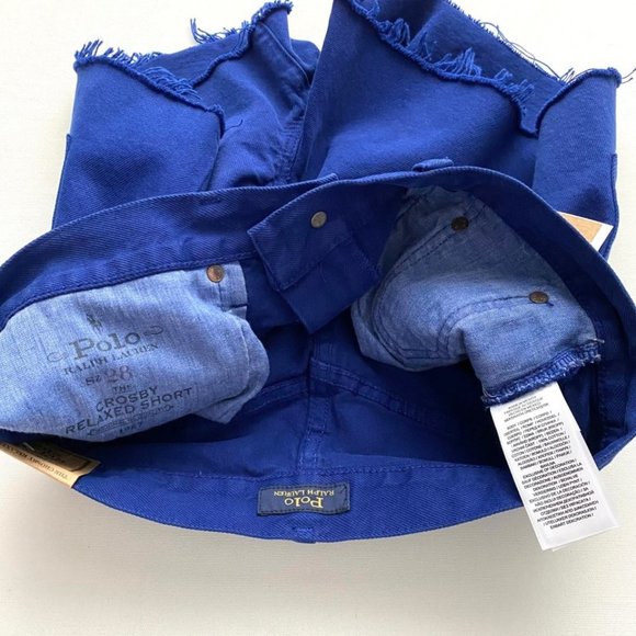 Polo Ralph Lauren The Crosby Relaxed Denim Shorts Blue - Picture 2 of 3